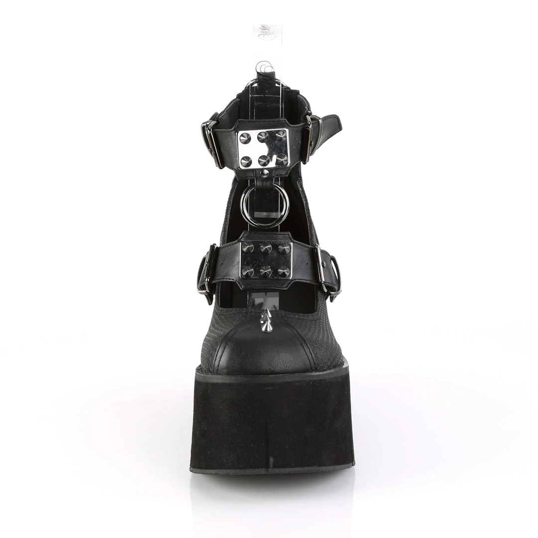 Demonia Black Vegan Leather 4.5" Platform Shoes* 4 Demonia Black Vegan Leather 4.5" Platform Shoes*