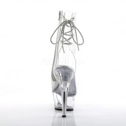 Pleaser 6" Heel Clear Open Toe/Heel Ankle Boot* Shoes