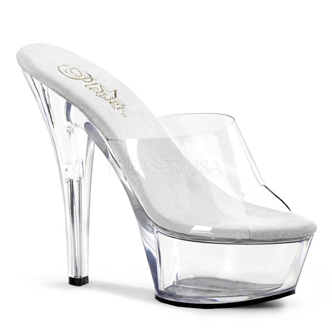 Pleaser Shoes 6" Clear Stripper Heels* 3 Pleaser Shoes 6" Clear Stripper Heels*