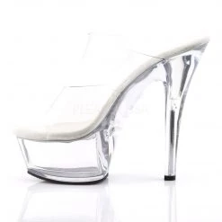 Pleaser 6 Inch Clear Heels*