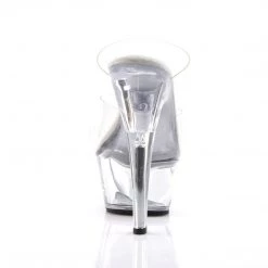 Pleaser 6 Inch Clear Heels*