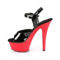 Pleaser Shoes 6" Stilleto Black Ankle Strap Sandal*