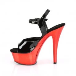 Pleaser 6" Stilleto Black Ankle Strap Sandal Shoes*