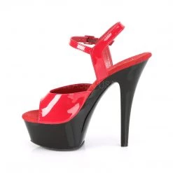Pleaser 6" Red Ankle Strap Sandal Shoes*