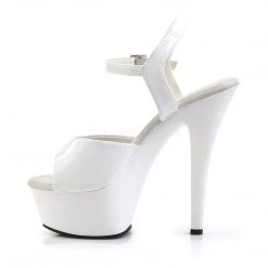 Pleaser 6" White Heels*
