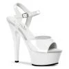 Pleaser 6" White Heels*