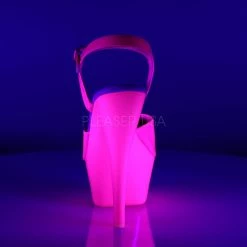 Pleaser Glow In The Dark & Neon 6" Hot Pink Ankle Strap Pumps* 8 Pleaser Glow In The Dark & Neon 6