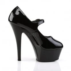 Pleaser 6" Black Mary Jane Pump Shoes* 9 Pleaser 6