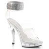 Fabulicious 5" Heel Clear Platform Sandal Shoes 1 Fabulicious 5" Heel Clear Platform Sandal Shoes