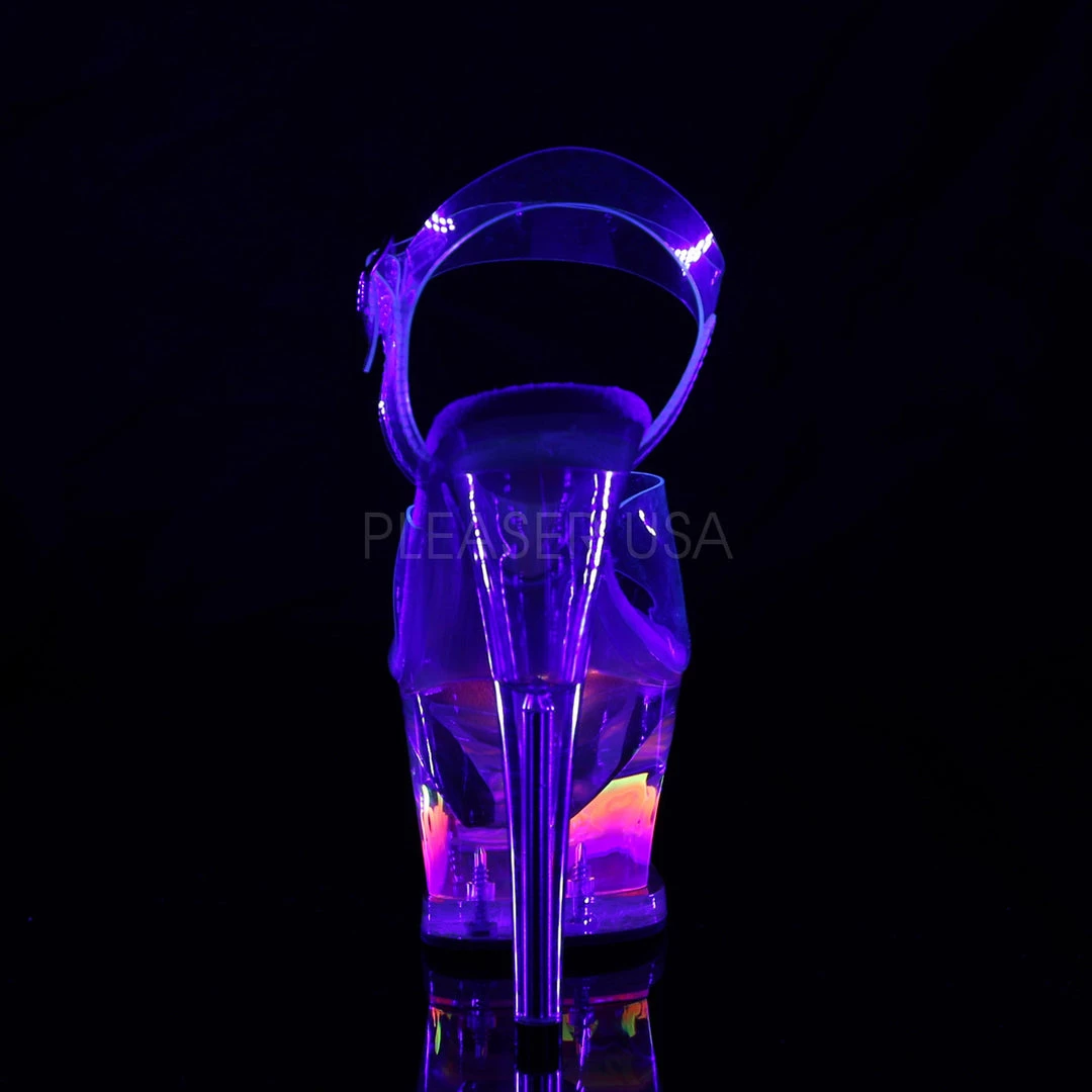 Pleaser Sexy 7" Clear Ankle Strap High Heels* Shoes 5 Pleaser Sexy 7" Clear Ankle Strap High Heels* Shoes