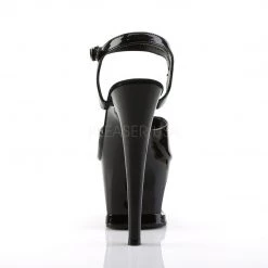 Pleaser 7" Black Ankle Strap Heels* Shoes 8 Pleaser 7