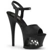 Pleaser 7" Black Faux Leather Heels* Shoes 1 Pleaser 7" Black Faux Leather Heels* Shoes
