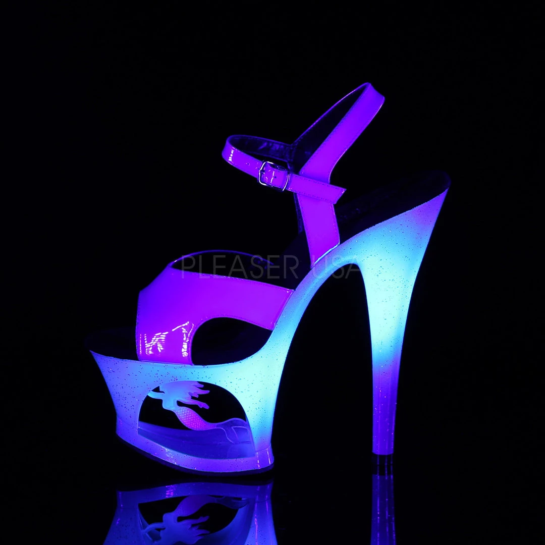 Pleaser Blue 7" Ankle Strap Heels* Shoes 4 Pleaser Blue 7" Ankle Strap Heels* Shoes