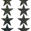 Pastease Accessories 8 Mini Black Glitter Star Body Nipple Pasties 2 Pastease Accessories 8 Mini Black Glitter Star Body Nipple Pasties
