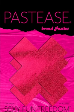 Pastease Plus X: Liquid Red Cross Nipple Pasties