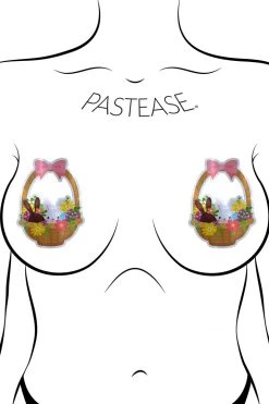 Pastease Peek-a-Boob Easter Basket Bunny Nipple Pasties