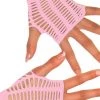 BL Brands Pink Fingerless Gloves