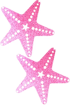 NevaNude Sparkle Pink Glitter Sexy Starfish Nipple Pasties Costumes