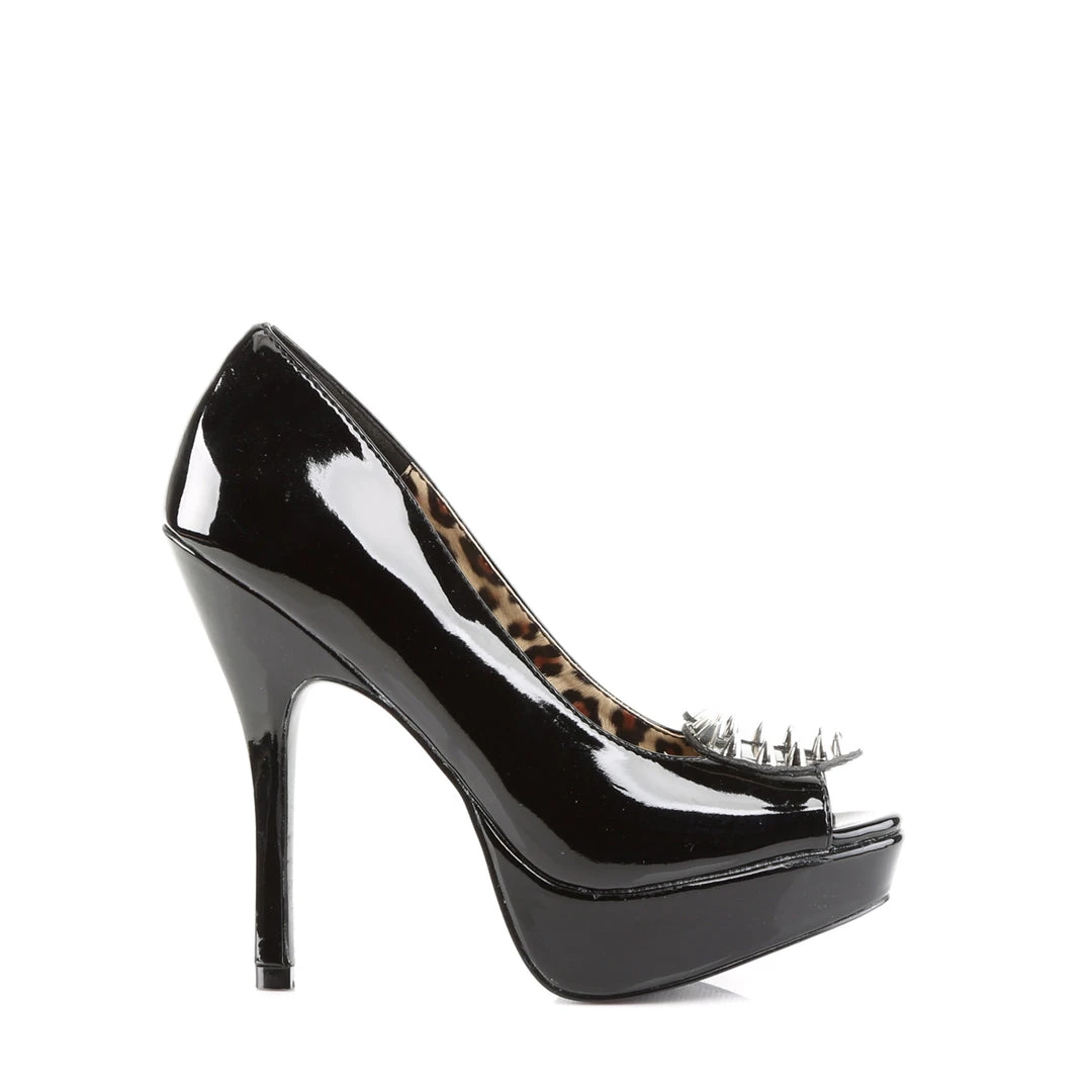 Demonia 5.3" Heel Black Patent Leather-Pvc 1.3" Platform Shoes* 6 Demonia 5.3" Heel Black Patent Leather-Pvc 1.3" Platform Shoes*