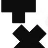 Pastease Black Matte XX Nipple Pasties Accessories