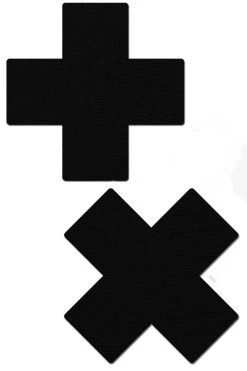 Pastease Black Matte XX Nipple Pasties Accessories