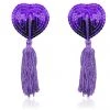 HD Lingerie Purple Sequin & Purple Tassel Nipple Pasties 1 HD Lingerie Purple Sequin & Purple Tassel Nipple Pasties