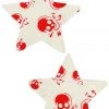 OY Brands Red Skulls Nipple Pasties Accessories 2 OY Brands Red Skulls Nipple Pasties Accessories
