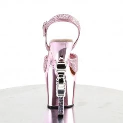 Pleaser 7" Baby Pink Ankle Strap High Heels* 8 Pleaser 7