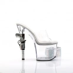Pleaser 7" Clear Heels* Shoes 9 Pleaser 7