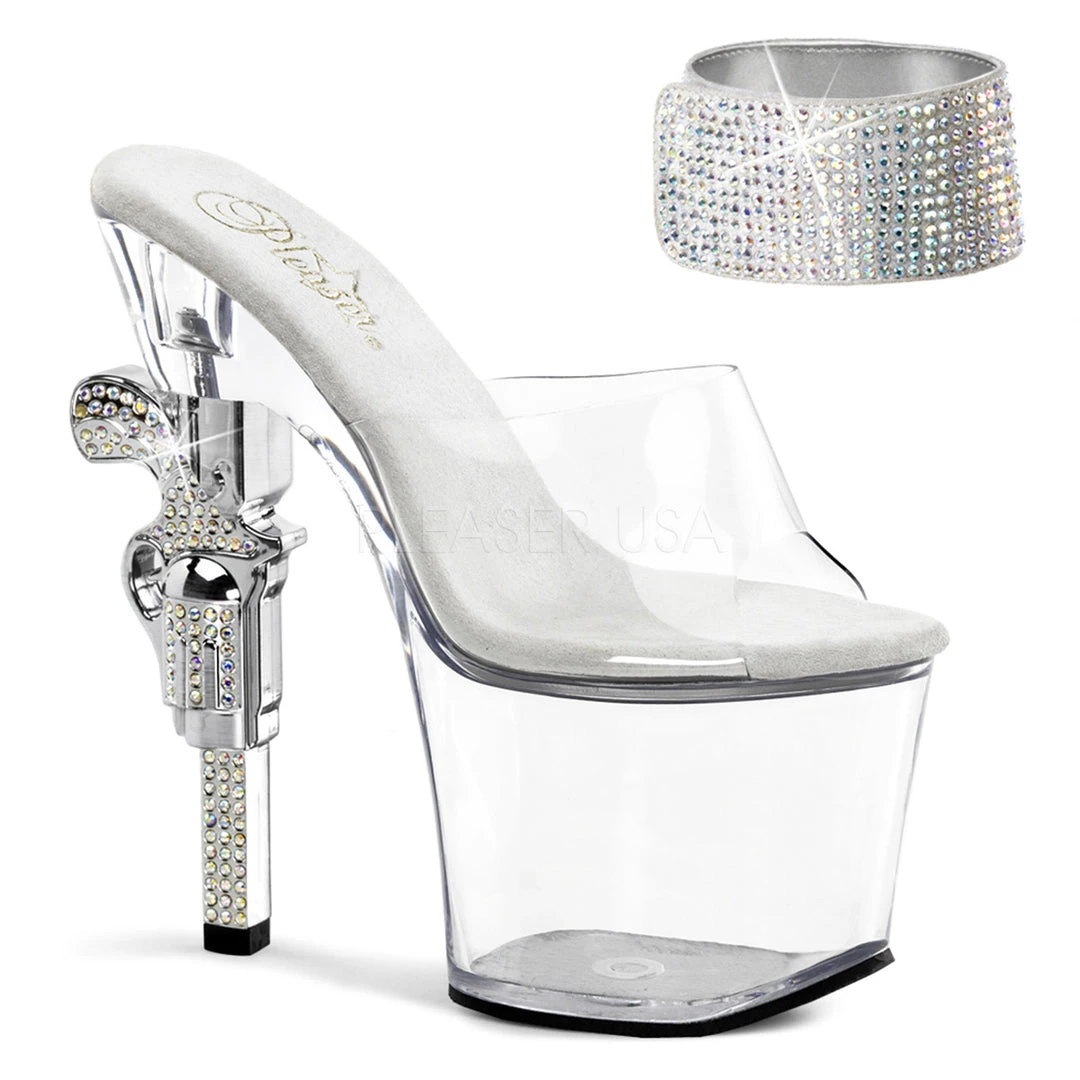 Pleaser 7" Clear Heels* Shoes 3 Pleaser 7" Clear Heels* Shoes