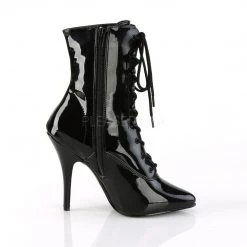 Pleaser 5" Black Lace-Up Ankle Boot* Shoes 9 Pleaser 5