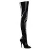 Pleaser 5" Heel Black Plain Stretch Thigh Boots* Shoes 1 Pleaser 5" Heel Black Plain Stretch Thigh Boots* Shoes