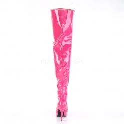 Pleaser Shoes 5" Heel Hot Pink Classic Plain Thigh Boots* 8 Pleaser Shoes 5