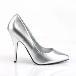 Pleaser 5" Silver Faux Leather Shoes* 9 Pleaser 5