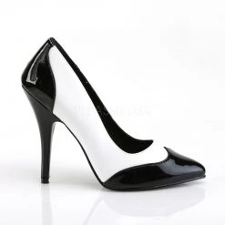 Pleaser 5" Black/White Spectator Pump Shoes* 9 Pleaser 5