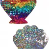 Pastease Rainbow & Silver Sequin Mermaid Nipple Pasties 2 Pastease Rainbow & Silver Sequin Mermaid Nipple Pasties