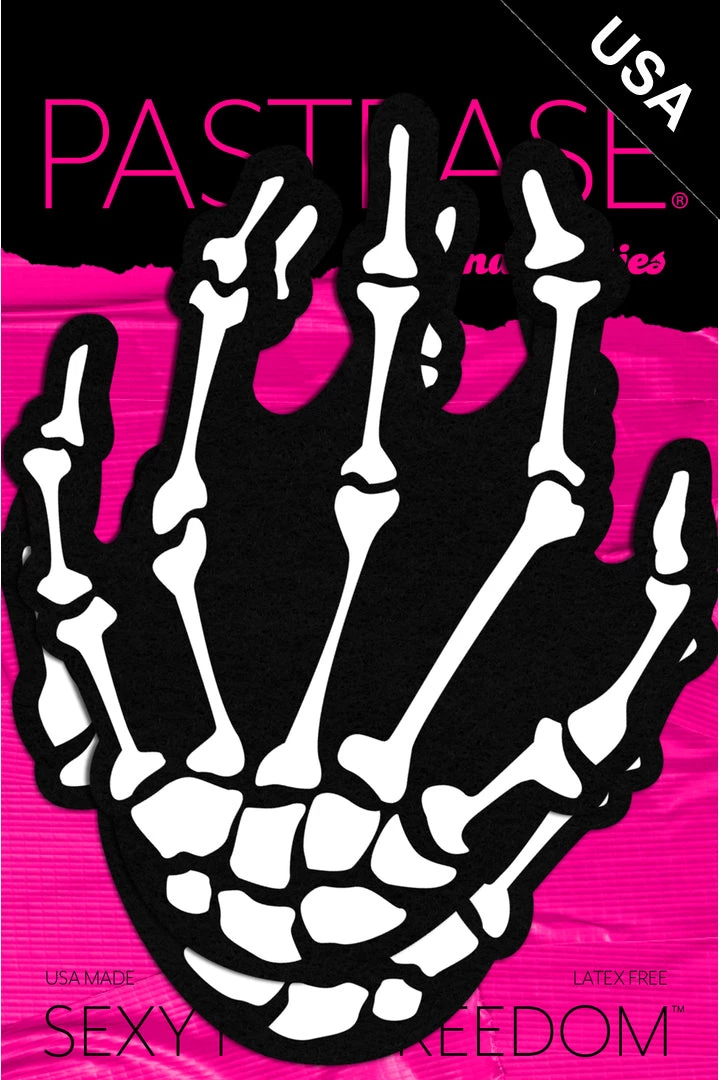 Pastease Bony Skeleton Hands Nipple Pasties Accessories 4 Pastease Bony Skeleton Hands Nipple Pasties Accessories