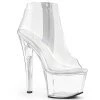 Pleaser 7" Heel Clear Platform Ankle Boot*