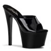 Pleaser 7" Black Pumps*