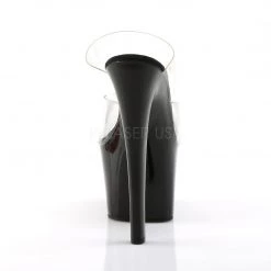 Pleaser 7" Black Platform Slide Pumps* Shoes 8 Pleaser 7