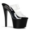 Pleaser 7" Black Platform Slide Pumps* Shoes
