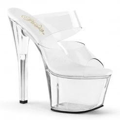 Pleaser Shoes 7" Clear Pumps*