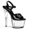 Pleaser 7" Black Platform Heels* 1 Pleaser 7" Black Platform Heels*
