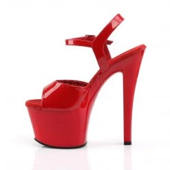 Pleaser 7" Red Platform Pumps* Shoes