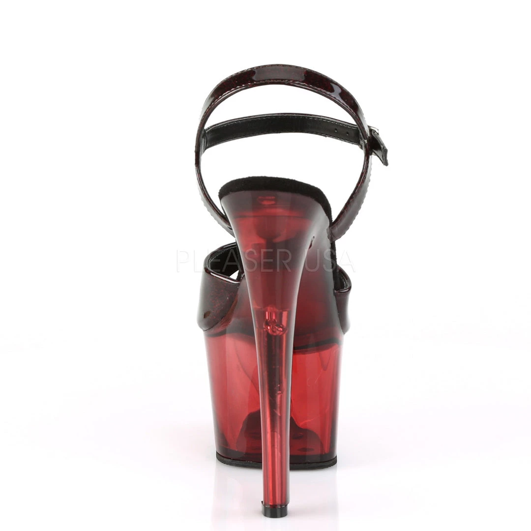 Pleaser 7" Red Glitter Platform High Heels* Shoes 5 Pleaser 7" Red Glitter Platform High Heels* Shoes