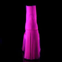 Demonia Glow In The Dark & Neon Neon Pink Vegan Leather 7