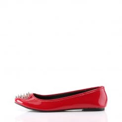 Demonia Red Patent Leather-PVC Flats*