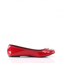 Demonia Red Patent Leather-PVC Flats*