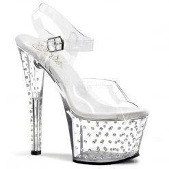 Pleaser Shoes 7" Rhinestone Platform Heels*