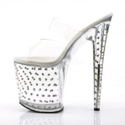 Pleaser Shoes Clear 8" Pumps*